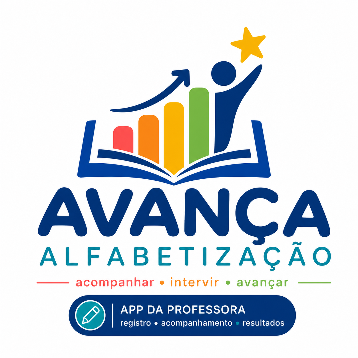 Identidade visual Avança Alfabetização